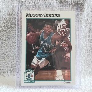 5/$20 Mint 1991 NBA Hoops Mugsy Bogues NBA Player Card 18!!